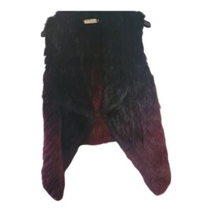 La Fiorentina Black and Burgundy Teddy Jacket